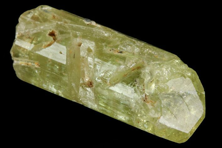 Lustrous Yellow Apatite Crystal - Morocco #82583